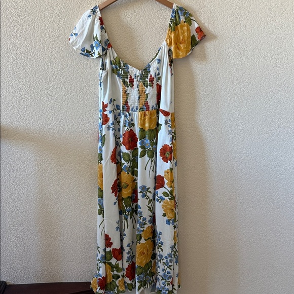 Reformation Baxley Dress Formosa Size 12 - Picture 9 of 11